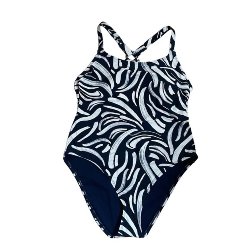 Hurley® Blue and White One Piece Swimsuit - Size XXL - NWT